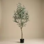 Kunst olijfboom in pot – realistische kunstplant