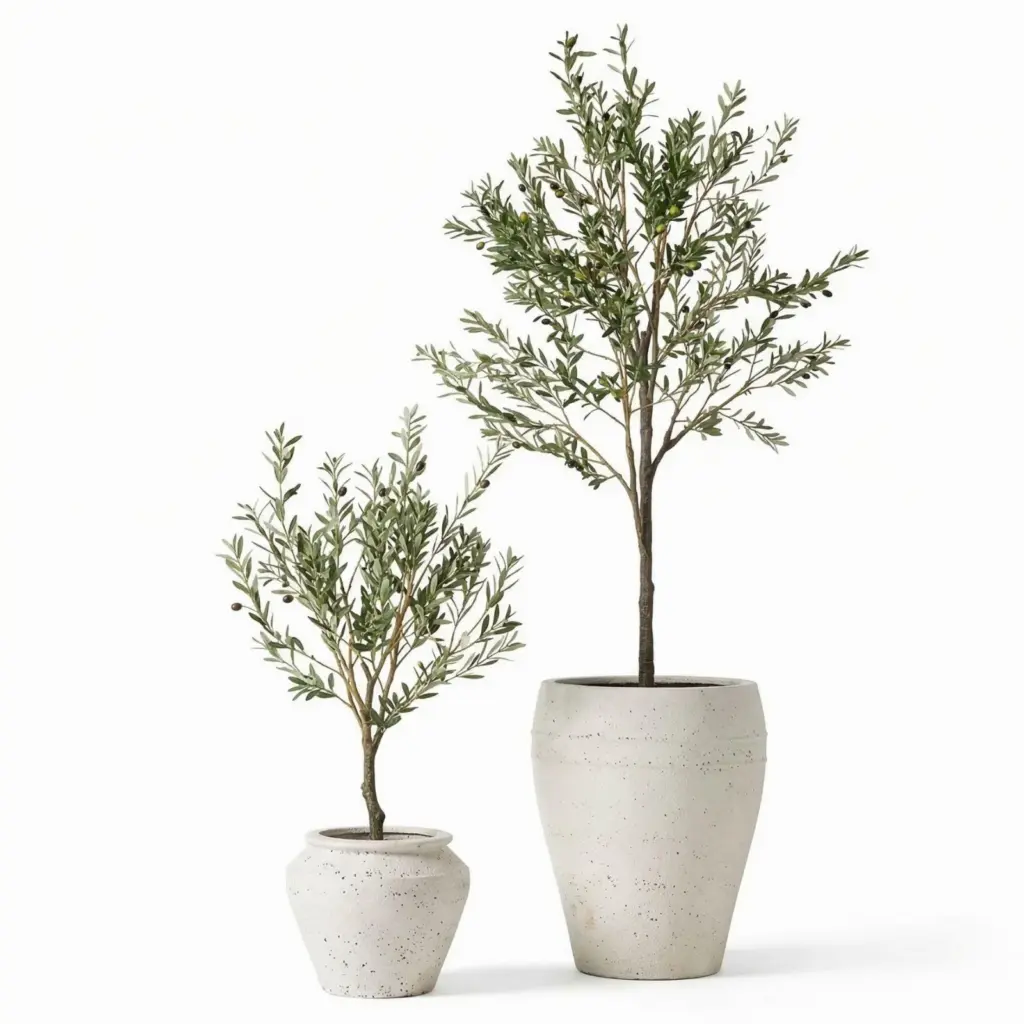 Kunst olijfboom in pot – realistische kunstplant — productfoto 3