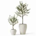 Kunst olijfboom in pot – realistische kunstplant — productfoto 3
