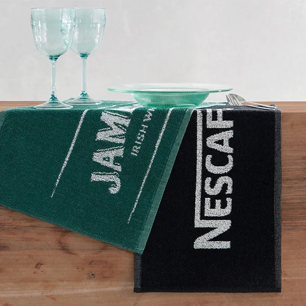 Handtuch mit Logo All-Over Webung 30x100cm 450g Baumwolle — Produktfoto 6