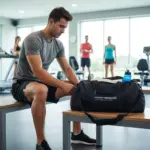 Sporttas Zwart — productfoto 2