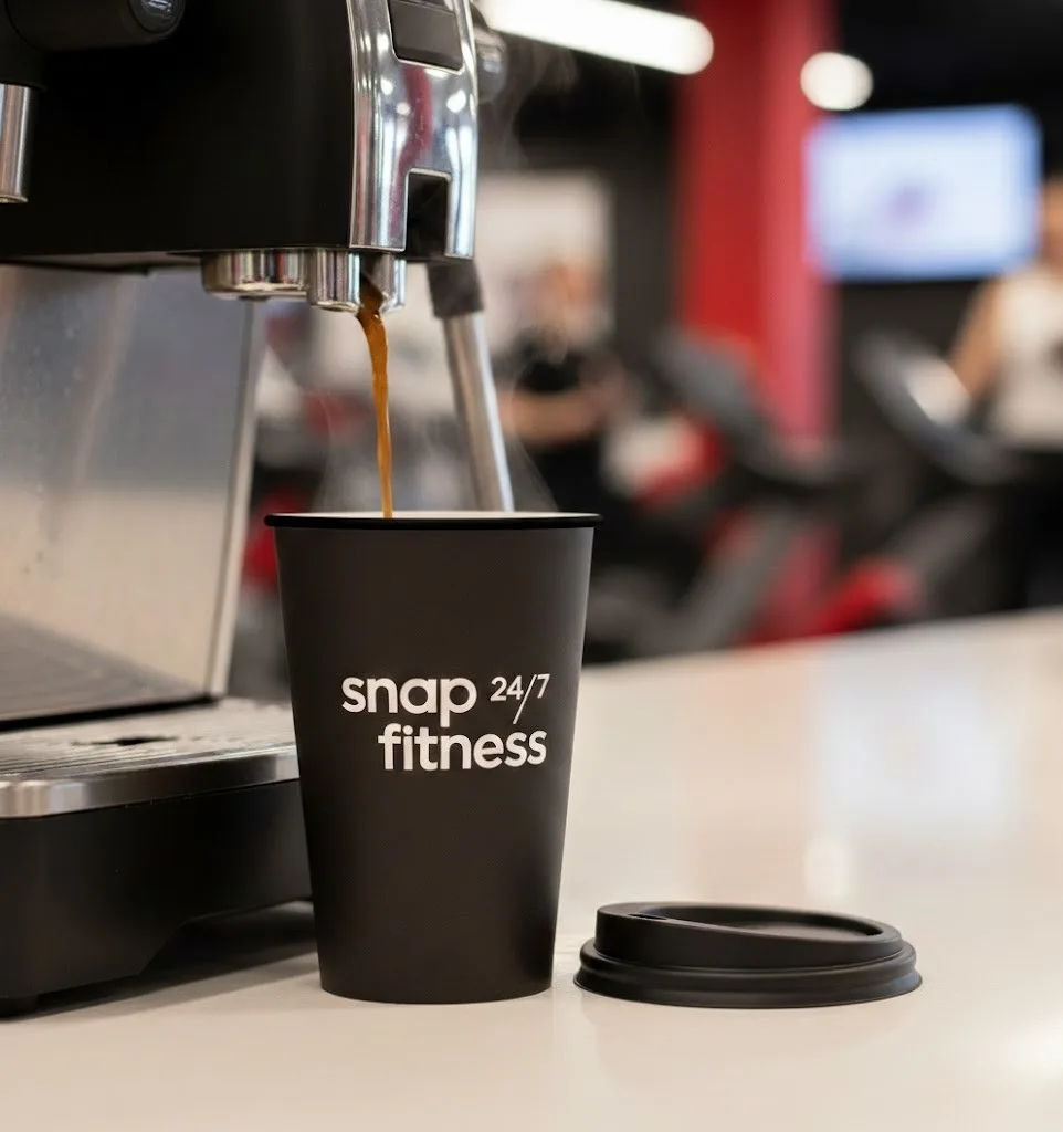 Snap Fitness - Koffiebeker - Concept 2 - Snap Fitness Koffiebeker Zwart — productfoto 2